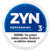 Peppermint Zyn Bolsas de Nicotina 3mg